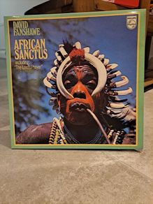 African Sanctus by David Fanshawe Signed copy Gatefold lp African Sanctus