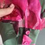 GALLERY green and pink floral blouse Sz 10UK Image 8