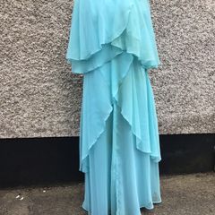Vintage Chiffon (I think ) lined long  dress