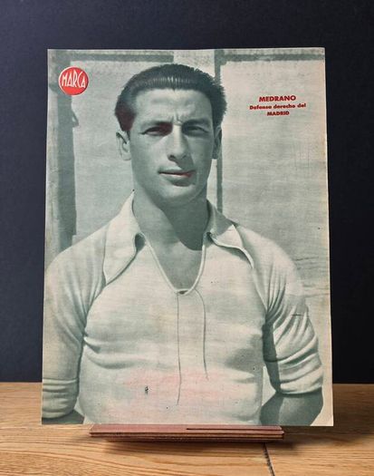 12 Original Real Madrid MARCA Player Posters  1945 Vintage Football