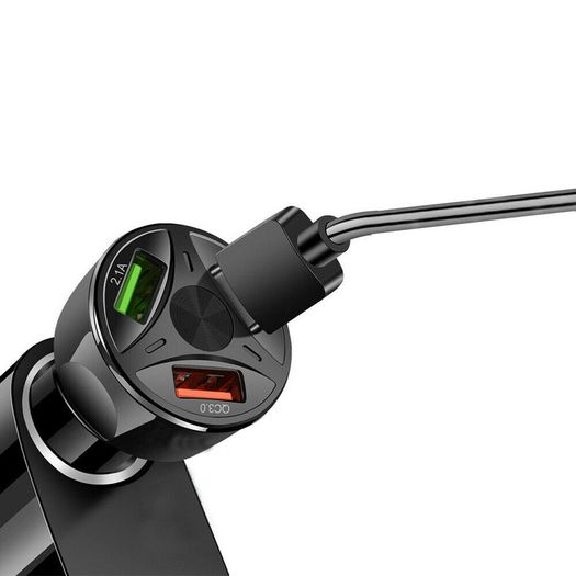 QC 3.0 Car Triple USB Phone Quick Charger 30W (Brand New/Warranty)