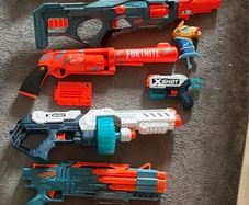 Nerf guns bundle with bullets and vest