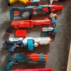 Nerf guns bundle with bullets and vest