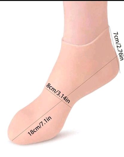 Green 1Pair Silicone Foot Care Socks