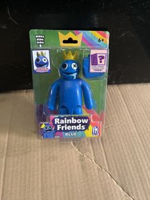 Rainbow Friends BLUE 5" Action Figure Metallic Crown Posable Series 1 PhatMojo