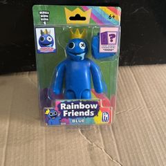 Rainbow Friends BLUE 5" Action Figure Metallic Crown Posable Series 1 PhatMojo