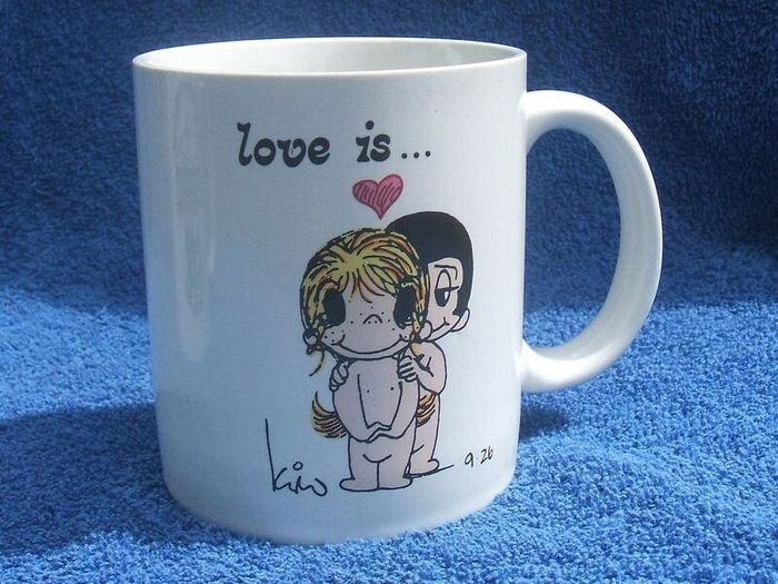 LOVE IS ... having a new romance with the same person (Kim Casali series) - ceramic mug