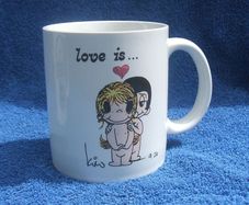 LOVE IS ... having a new romance with the same person (Kim Casali series) - ceramic mug