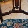 Edwardian Inlaid Nursing / Feeding Chair on Castors Image 4
