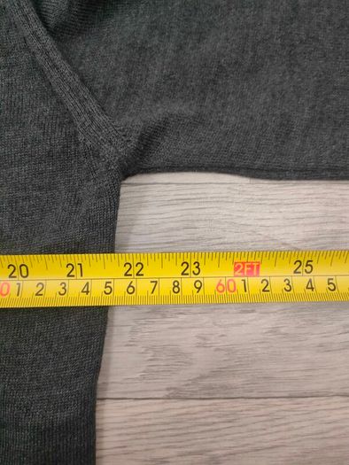 Oscar Jacobson Half Zip Wool Blend Golf Jumper Mens Medium