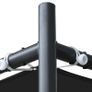 Gazebo with Slanted Roof  Anthracite /Beige Image 5