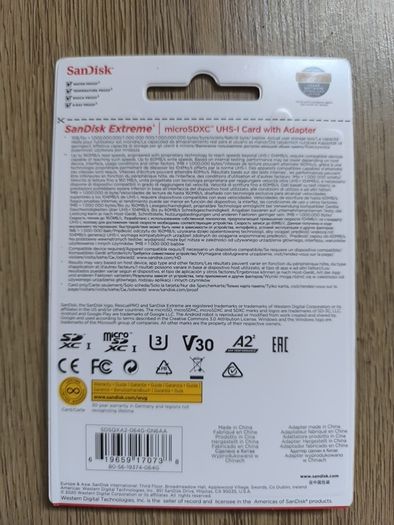 64 GB microSD Memory Card + SD Adapter