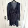 Moves Navy Velvet Dress L Image 2