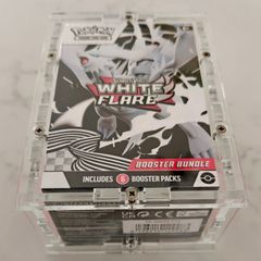 Pokemon Scarlet & Violet White Flare Booster Bundle Sealed and Premium Acrylic Case New Investment