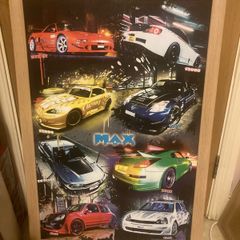 Vintage Max power poster framed free postage