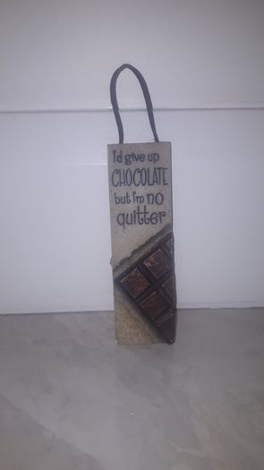 Chocolate sign