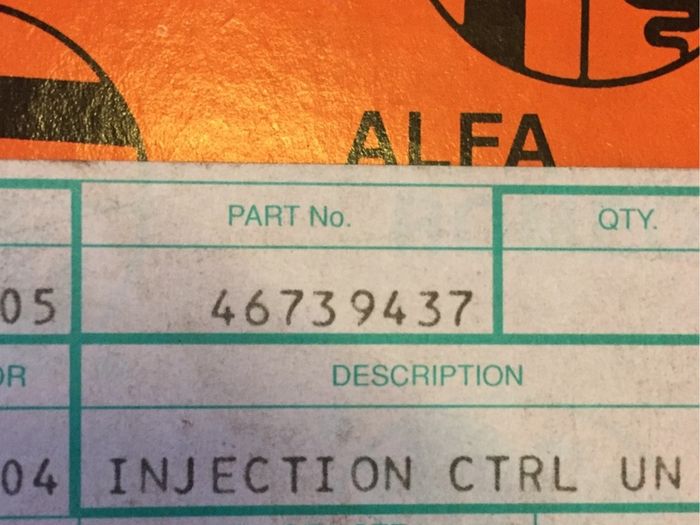 Engine ECU (Alfa Romeo 156 2.0TS)