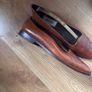 Bally Leather Upper and Soles Flat Tan Court  Shoes - Size 40.5 Image 4