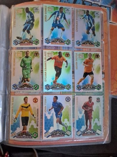 Match attax cards 09/10