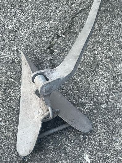 10lb plough anchor. Galvanized. Good condition