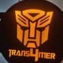 Transformers Symbol LED Light Box  Gaming Room  Bedroom Night Light Image 8