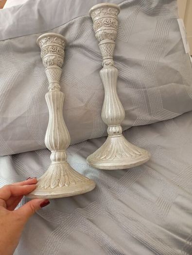 candle sticks x2