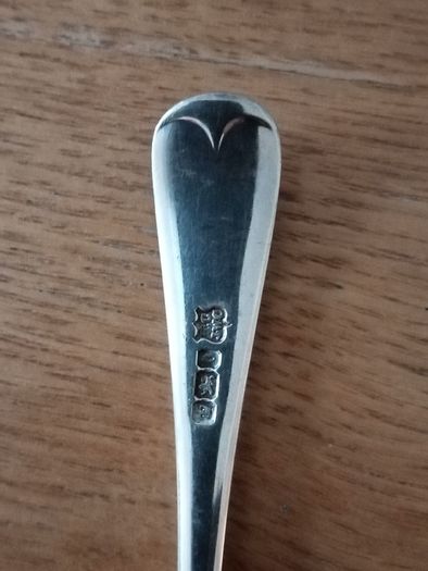 Antique silver spoons