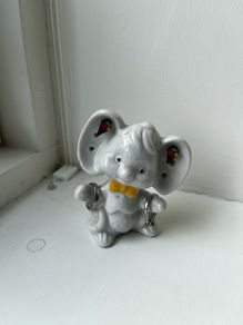 Vintage mouse jewellery holder