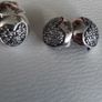 New genuine pandora sterling silver pave charm clip Image 6