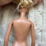 Barbie Mattel Body 2010 Head 1998 Silver earrings Blond red lips damaged leg Please look at the pictures Image 10
