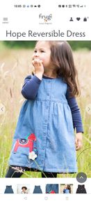 frugi reversible dress 4-5