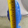 VINTAGE Fish carafe 500 ml blue / vase PRL Fish stained glass Image 2