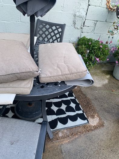 garden furniture cushions