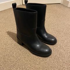 Women black ankle boots H&M brand new