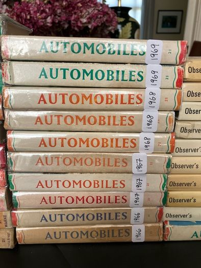Observers Books. 'Automobiles' and later editions titled 'Cars'