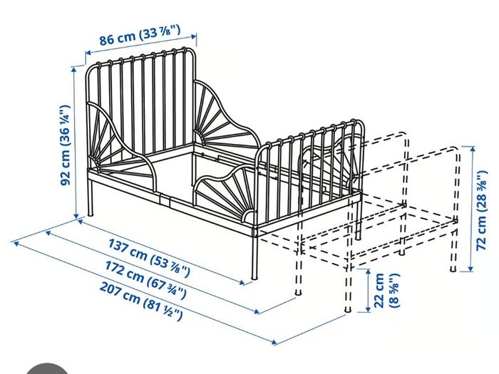 ikea kids bed minnen