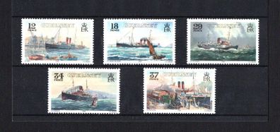 1989 Guernsey Passenger Ship Commemorative Stamps Mint Never Hinged (MNH)