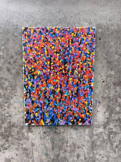 Broken Flowers  Original Abstract Painting