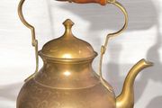 Vintage Indian Brass Tea Kettle