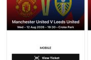 tickets adult x 1 seated