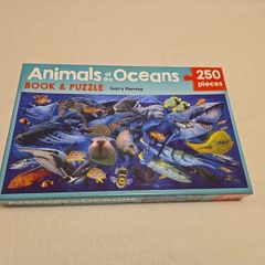 Puzzle 250 pieces. Animals of the Oceans. Great Condition