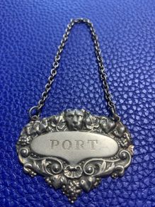 Silver Decanter Label