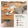 L-shaped Height Adjustable Desk, 140 x (60-80 cm), Electric Standing Desk Image 5