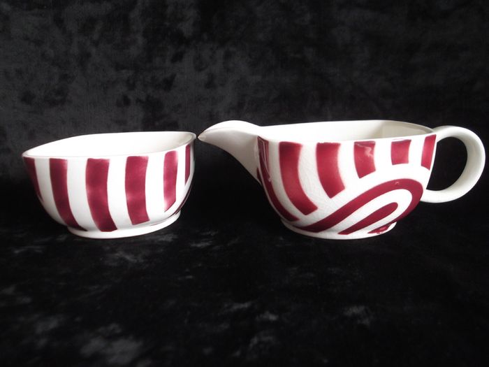 Pottery and ceramics, TG Green Jug &  bowl, 1950s
