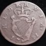 #876 - Hibernia - Ireland - 1781 - Half Penny Image 2