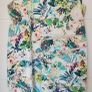 GIOVANE floral dress with bright zips detail Sz 46 (Fit 18 UK)  - Rrp 99 Image 2