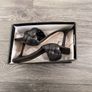 EGO black braided leather mule heels Image 3