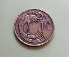 1975 Eire penny