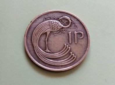 1975 Eire penny
