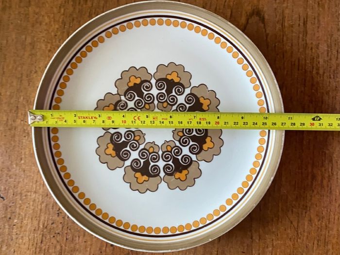 Mid Century Vintage Plates x 2 Polovi Germer Large Plates